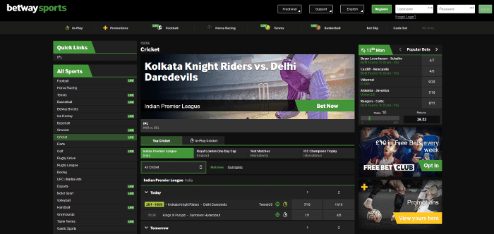 betway india