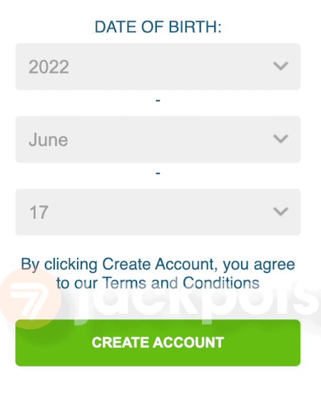 screenshot how to sign up step 3