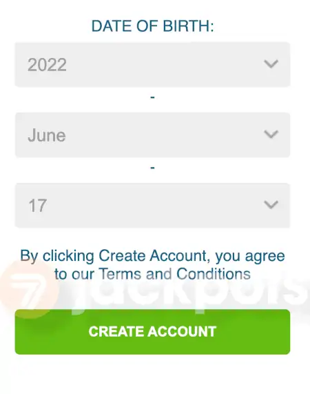 screenshot how to sign up step 3