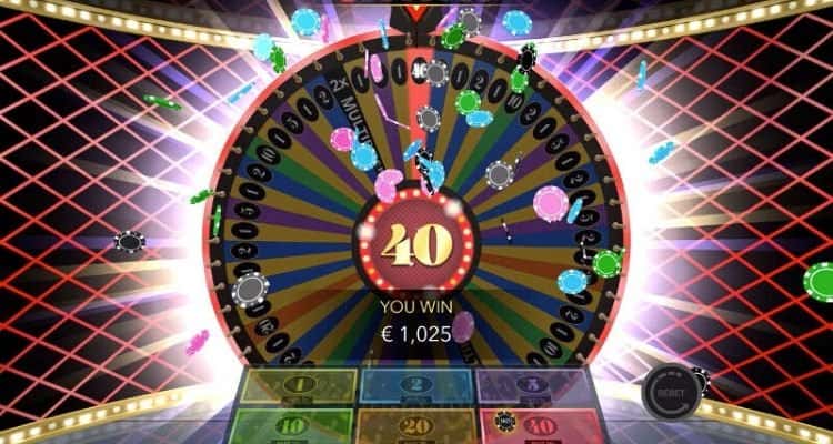 image of winning amount and no of spins