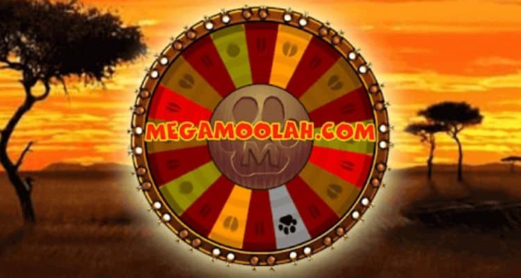 screenshot of Mega Moolah Jackpot Wheel