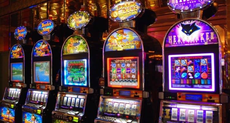 screenshot of slot machines