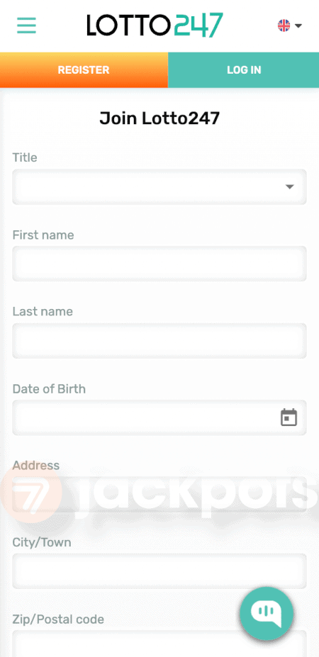 screenshot how to sign up step 2