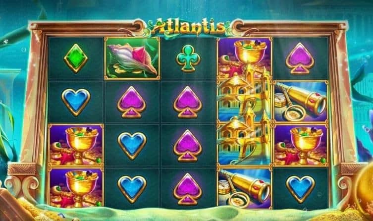 Screenshot of Gamings Atlantis slot by Red Tiger Gaming