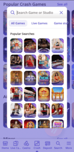 casino days search feature on mobile