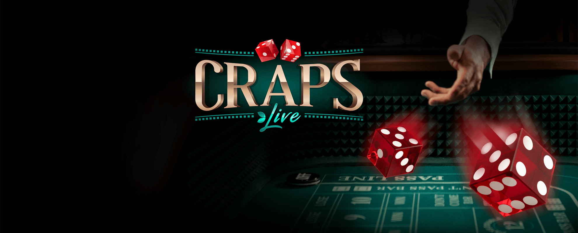 Online casino craps game banner
