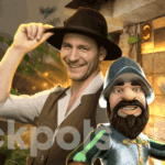 Gonzo's Treasure hunt game logo banner