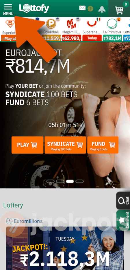 screenshot how to withdraw step 1 - Lottofy India 2022: How to Easily Purchase Lottery Tickets