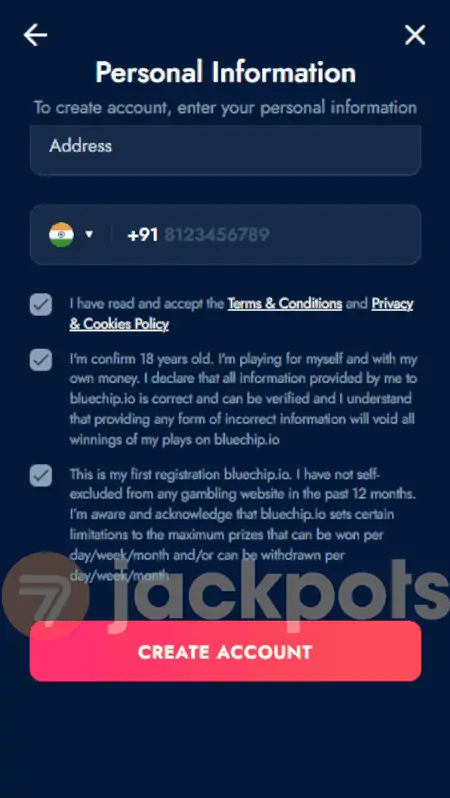 screenshot how to sign up step 4