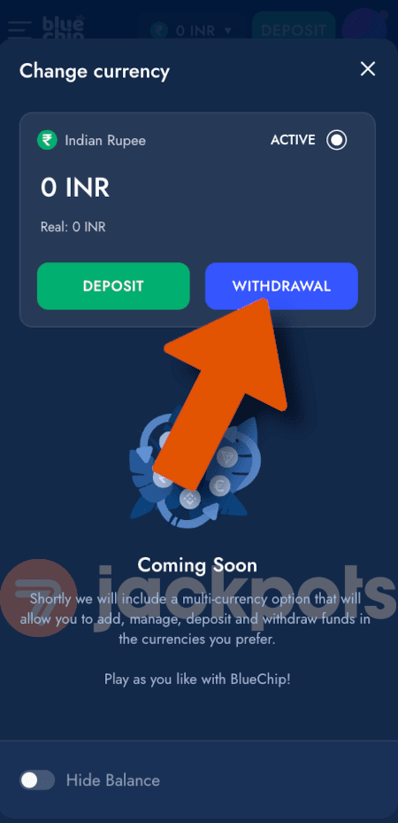 screenshot how to withdraw step 2