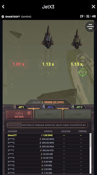 Captura de tela de como se jetx3.
