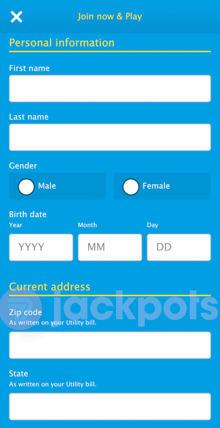 screenshot of how to sign up step 3