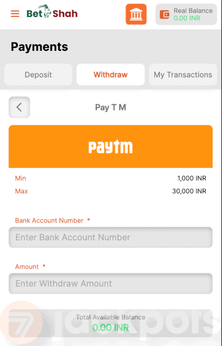 screenshot how to withdraw step 3