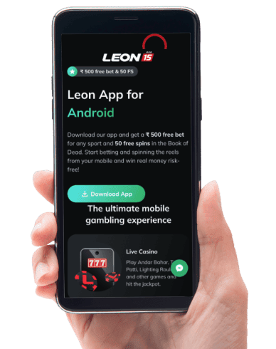 Leon.bet casino app page screenshot