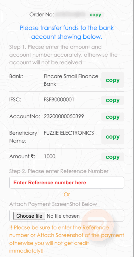 screenshot how to deposit step 5 - Cashalot Casino Review | Great Hindi Indian Casino