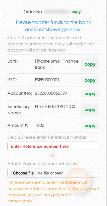 screenshot how to deposit step 5 - Cashalot Casino Review | Great Hindi Indian Casino
