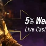 Play Live Casino at Go2Win with 5% Weekly Cashback
