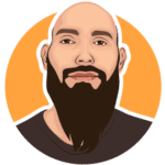 Retrato ilustrado de Eduardo Alves.