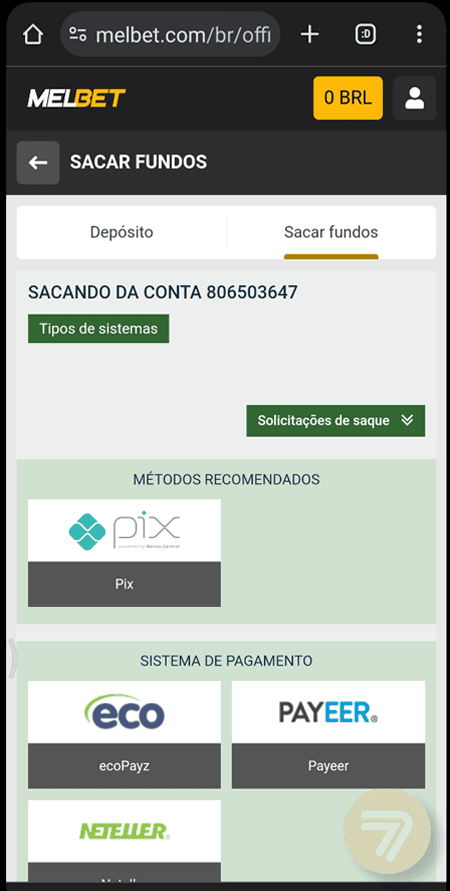 Captura de tela de como sacar passo 3.