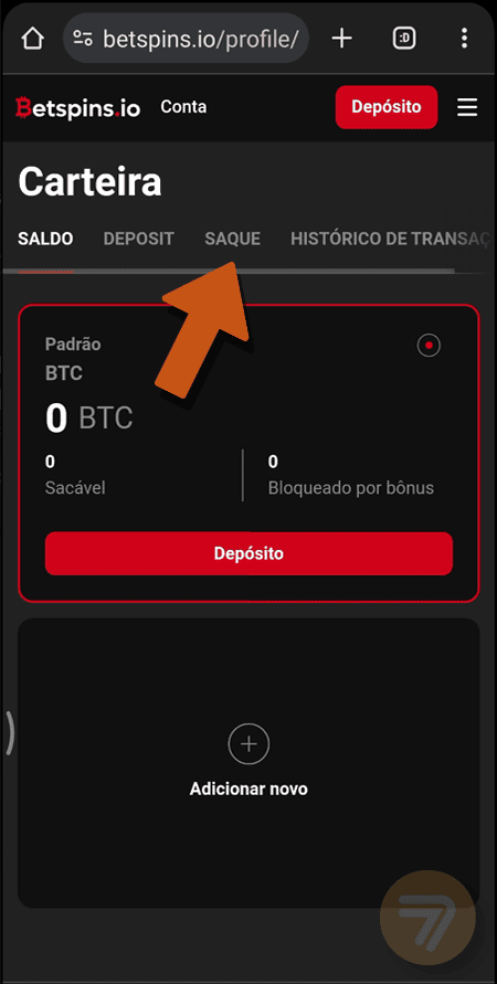 Captura de tela de como sacar passo 4.