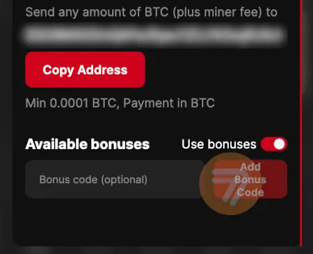 screenshot how to deposit step 4