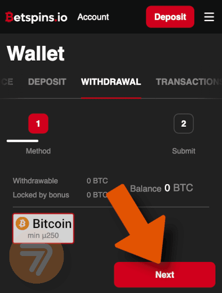 screenshot how to withdraw step 6