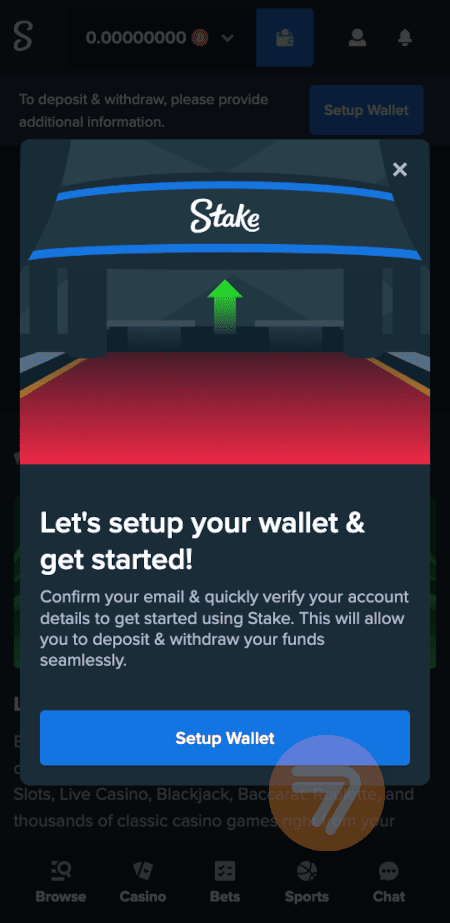 screenshot how to verify account step 2