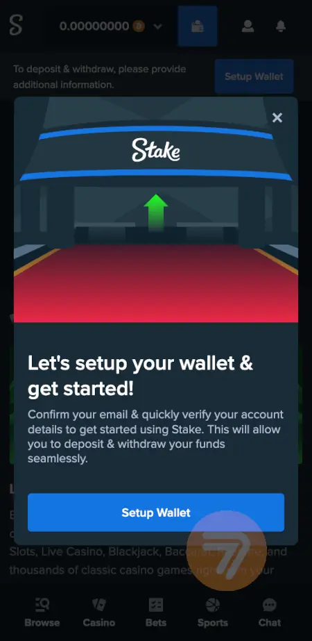 screenshot how to verify account step 2