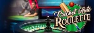 cricket auto roulette game logo banner.