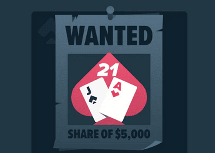 imagem da promoção com torneio de blackjack da Stake.