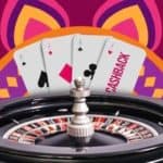 Live Casino games use real-life Roulette wheels and cards.