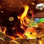 A collage of key elements from the promotion’s eligible games: a Koi fish, ancient coins, a diamond, Slot reels, and flames. - Win EVERY DAY at Melbet's ₹10 Cr Gozidrop Bonus Bonanza