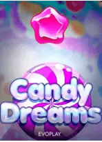 candy dreams slot logo.