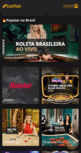popular na Betfair cassino